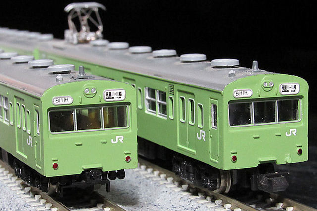 全品割引アリイ 鉄道模型入門 国電 103系 ウグイス4両セット　　　　1/80 HOゲージ JR、国鉄車輌