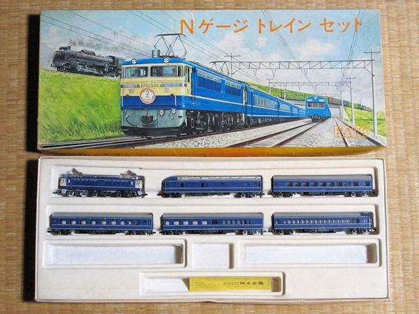 日本買い●希少●関水金属 ２０系客車５両セット　初期製品　紙箱 SEKISUI9 KATO 客車